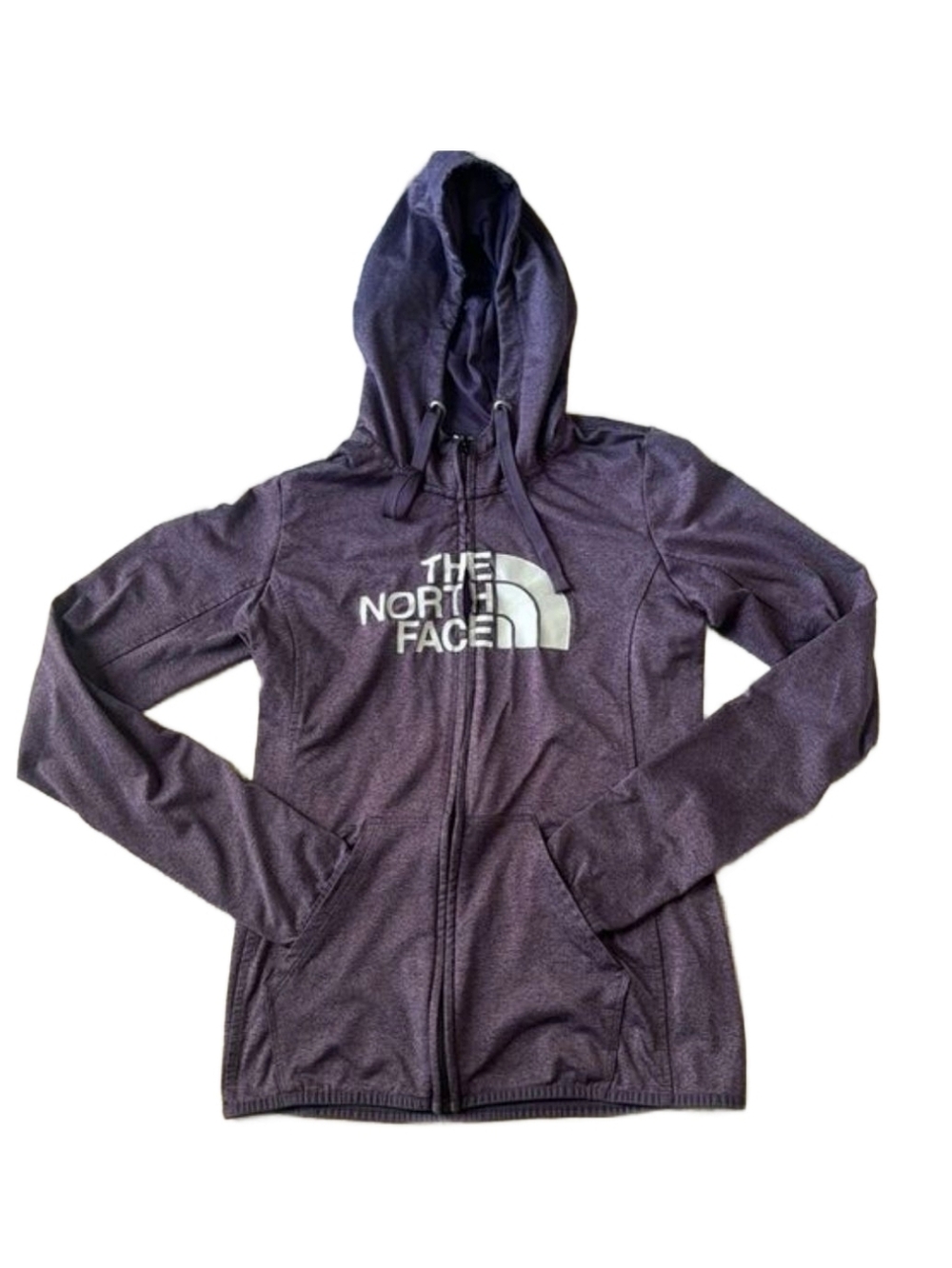 The North Face Fave Purple Full Zipper Women's Hooded Jacket